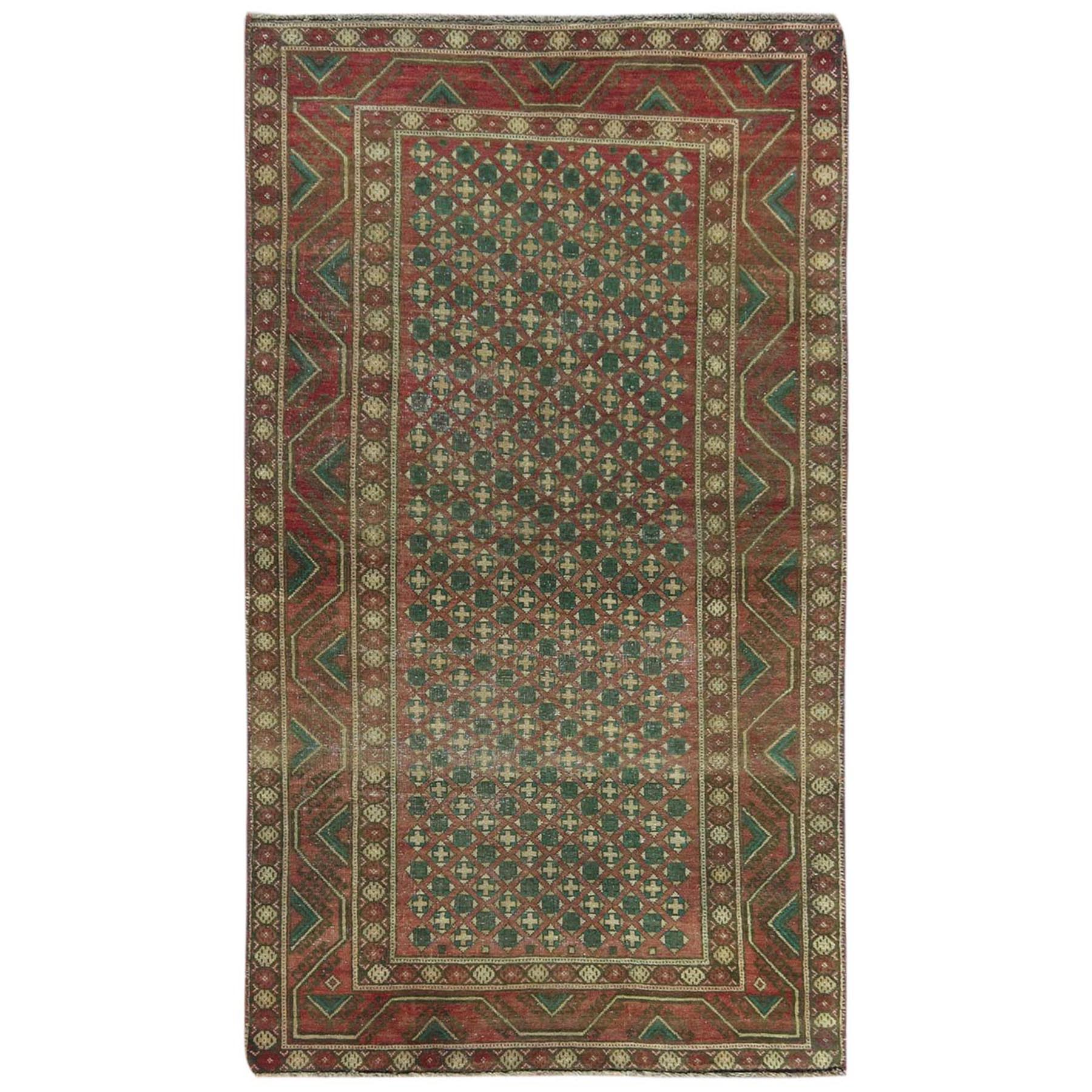 Overdyed & Vintage Rugs LUV734985